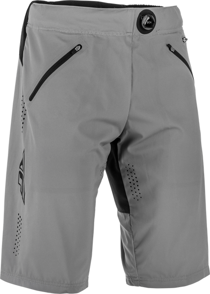 FLY RACING Radium Shorts Grey Sz 36 - Lightweight Enduro/Downhill Performance