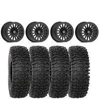 VALOR V06 SATIN BLACK BEADLOCKS MOUNTED ON SYSTEM 3 RC500/500S