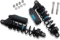 Legend Suspension Revo ARC Piggyback Shocks - 13-Inch Heavy Duty Black for Harley-Davidson Dyna '99-'17 | Part 1310-1891