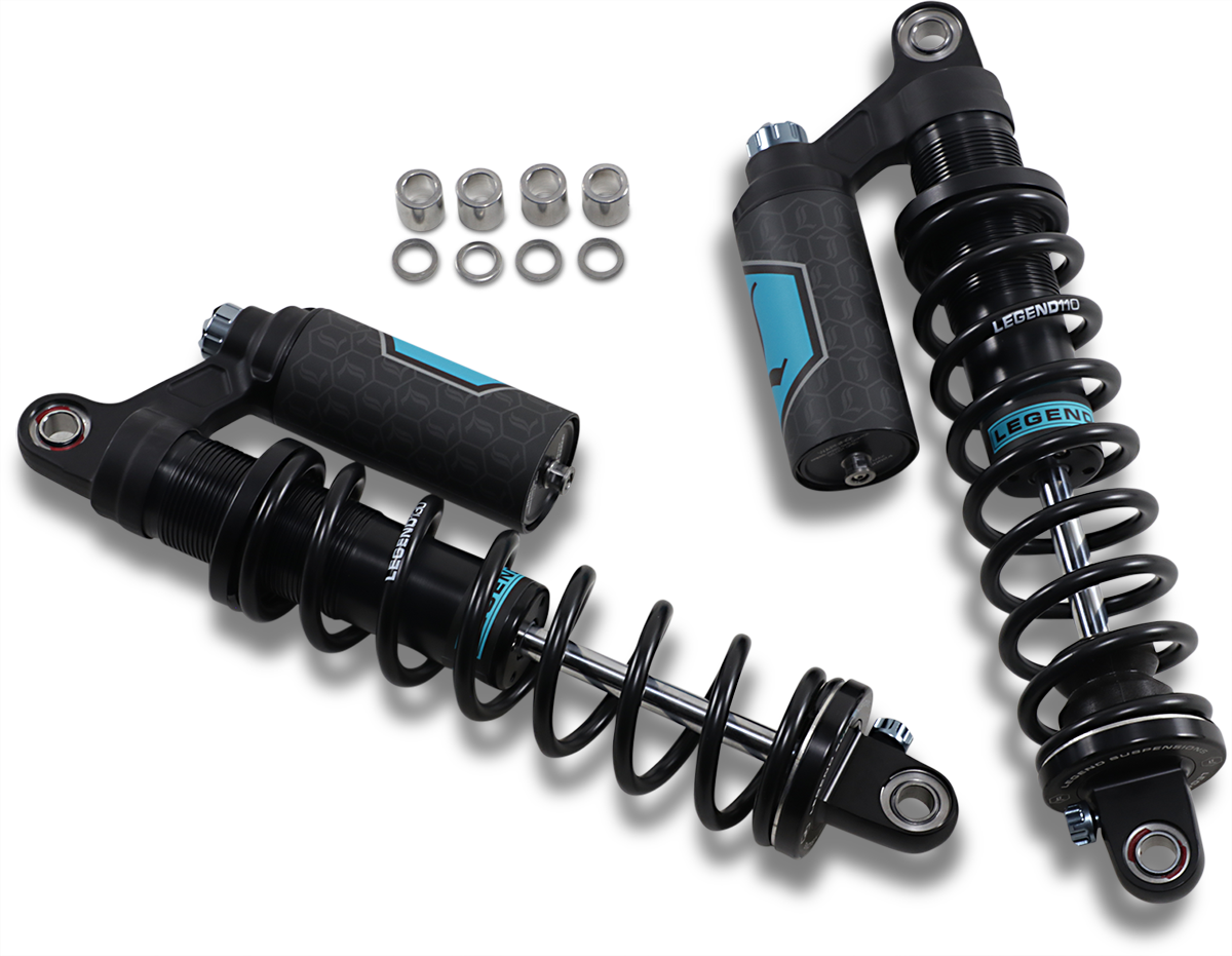 Legend Suspension Revo ARC Piggyback Shocks for Harley-Davidson Sportster 14-Inch Heavy Duty, Black by Legend Suspension Part #1310-1897