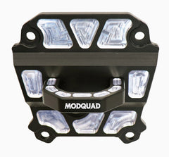 MODQUAD RZR-RDH-PRO-BLK Rear Differential Plate With Hook - Black Polished