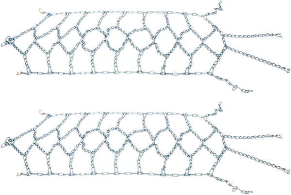 KIMPEX 233580 Tire Chains - V-Bar Diamond Design for Enhanced Traction