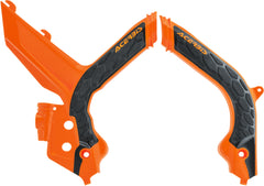 ACERBIS X Grip Frame Guards Orange/Black - Part Number 2783155225