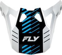FLY RACING Formula Cp Slice Visor White/Red/Cyan M 73-0061