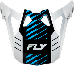 FLY RACING Formula Cp Slice Visor White/Red/Cyan Yl S - Part Number 73-0060