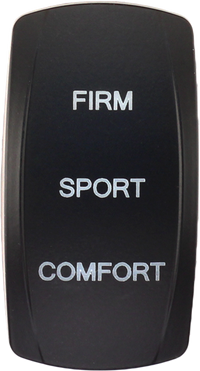 XTC Power Products SW00-00100048 Dash Switch Rocker Face - Firm/Sport/Comfort