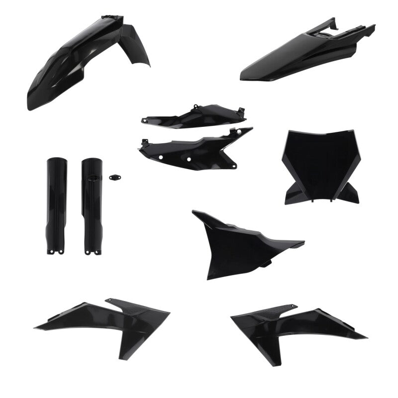 Acerbis 23-24 KTM 125-450 SX/ SX-F/XC/XC-F Plastic Kit - Black
