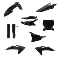 Acerbis 23-24 KTM 125-450 SX/ SX-F/XC/XC-F Plastic Kit - Black