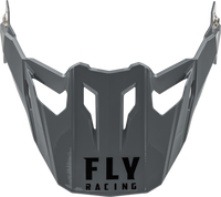 FLY RACING Trekker Solid Helmet Visor in Grey - Part F73-7039