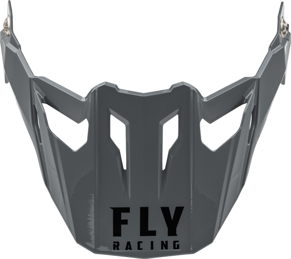 FLY RACING Trekker Solid Helmet Visor in Grey - Part F73-7039