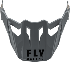 FLY RACING Trekker Solid Helmet Visor in Grey - Part F73-7039