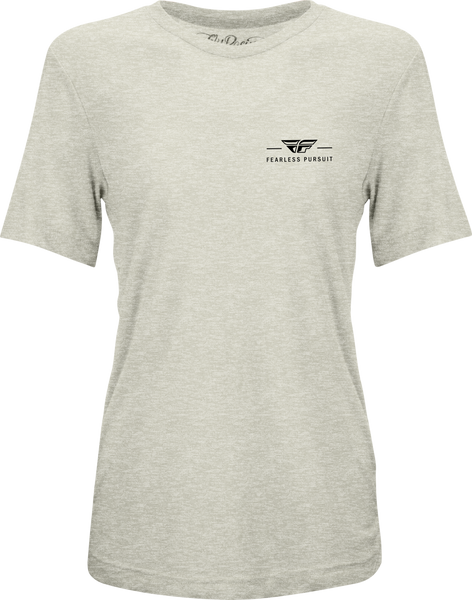 Women's Fly Motto Tee Cream Xl