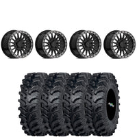 VALOR OFFROAD V06 GLOSS BLACK BEADLOCKS ON ITP MT911
