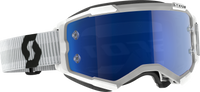 SCOTT Fury Goggle White Blue Chrome Works - Part Number 272828-0002349