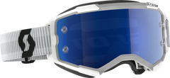 SCOTT Fury Goggle White Blue Chrome Works - Part Number 272828-0002349