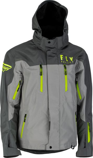 FLY RACING Incline Jacket Black/Grey/Hi Vis MD - Stylish and Functional Outerwear