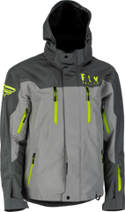 FLY RACING Incline Jacket Black/Grey/Hi Vis MD - Stylish and Functional Outerwear