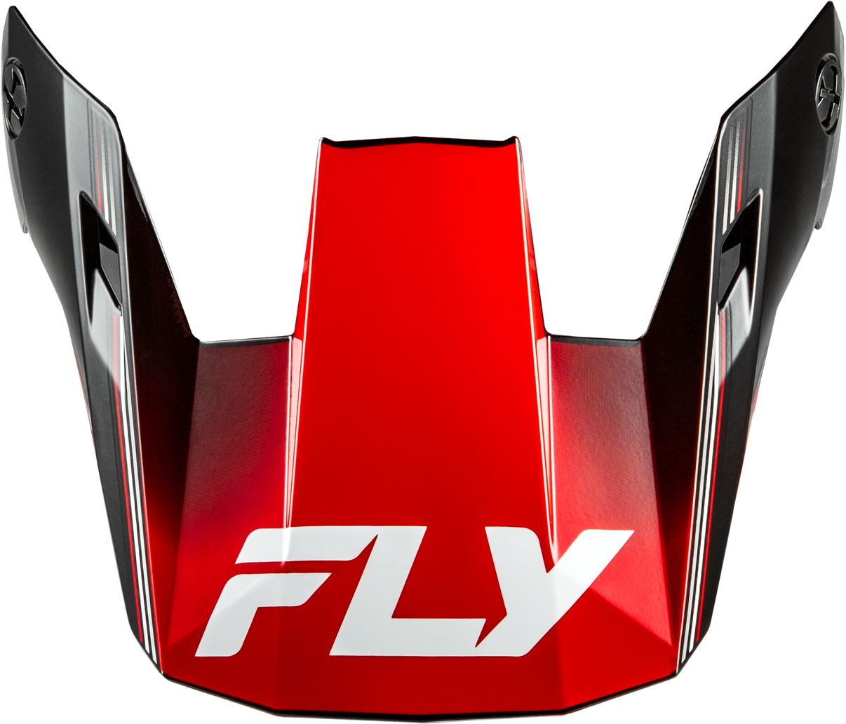 Rayce Repeat Helmet Visor Black/Red Xs Lg