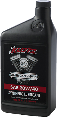 KLOTZ Synthetic Lubricant 20W-40 (Part Number: KV-2040) - 1 Quart