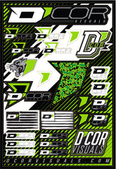 D-COR 40-90-106 Logo Decal Sheet 12" x 18" - Durable & Versatile