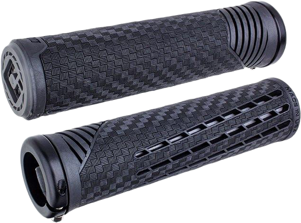 ODI CF11 V2.1 BMX Grips - Pearl Black/Graphite with Matte Black - Part F35CFBH-B