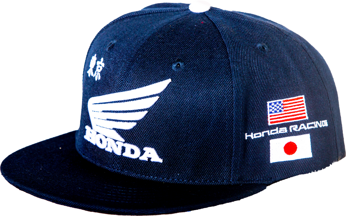 Honda Hat Factory Snapback Navy