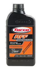 TORCO T830007CE RFF Racing Fork Fluid 7W 1L - Synthetic Blend Formula