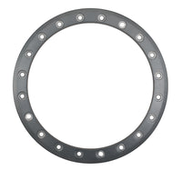 Sb8 Sb9 15" Beadlock Ring 10mm 20 Hole Gloss Brushed Gry