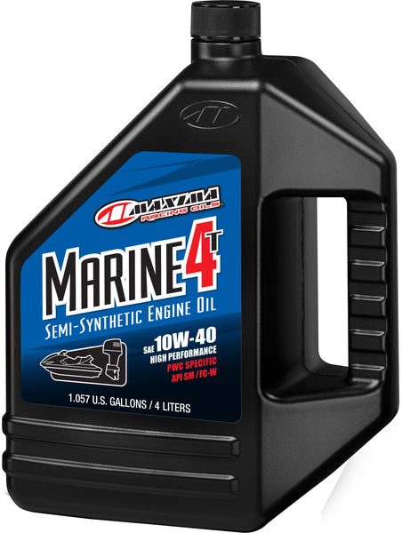 MAXIMA Marine 4t Semi Synthetic Oil - Part Number 30-529128 (1 Gallon)