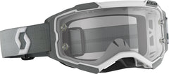 SCOTT Fury Goggle White/Grey with Clear Works Lens - Part Number 274514-1039113