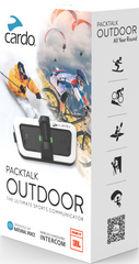 CARDO Packtalk Outdoor Single Intercom SP000010 - Wireless Communication for Outdoor Adventures