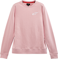 ALPINESTARS Women's Ageless Chest Crew Fleece - Pink, XS - Part #1232-51820-3100-XS