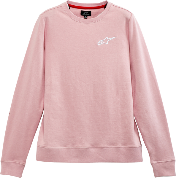 Alpinestars Women's Ageless Chest Crew Fleece - Pink XL - Part Number 1232-51820-3100-XL