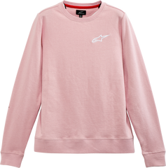 Alpinestars Women's Ageless Chest Crew Fleece - Pink XL - Part Number 1232-51820-3100-XL