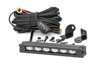 Rough Country | 6 Inch Black Series LED Light Bar | Slim Line | 70416ABL