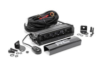 Rough Country | 6 Inch Black Series LED Light Bar | Single Row | 70707BL
