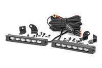 Rough Country | 6 Inch Black Series LED Light Bar | Slim Line | Pair | 70406ABL