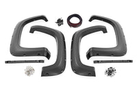 Rough Country | Pocket Fender Flares | GBA Black | Chevy Silverado 2500 HD/3500 HD (20-26) | F-C12011A-GBA