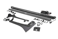 Rough Country | LED Light Kit | Windshield Mount | 50" BLK Single Row | Jeep Gladiator JT/Wrangler JL (18-26) | 70065