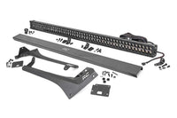 Rough Country | LED Light Kit | Windshield | 50" BLK Dual Row | Amber DRL | Jeep Gladiator JT/Wrangler JL (18-26) | 70068