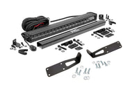 Rough Country | LED Light Kit | Bumper Mount | 20" Black Single Row | Ram 2500 (03-18)/3500 (03-18)  | 70568BL