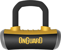 ONGUARD Boxer 8046 Disc Lock with Reminder - Black/Yellow