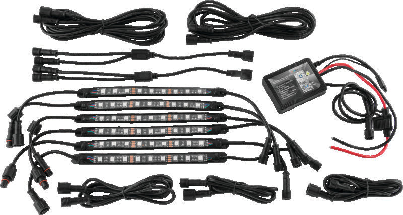 DragonFire Racing Rgb Accent Light Kit Bt 6Pc