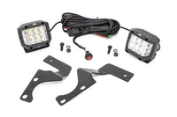 Rough Country | LED Light Kit | Ditch Mount | 3" Chrome Wide Angle Pair | 70793