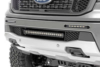Rough Country | LED Light Kit | Bumper Mount | 6" Black Slimline Pair | Ford Ranger (19-23) | 70829