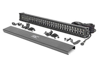Rough Country | 30 Inch Black Series LED Light Bar | Dual Row | Cool White DRL | 70930BD