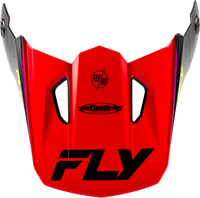 Kinetic Rally Helmet Visor Red/Black/White Xs/Sm