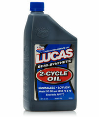 LUCAS Semi Synthetic 2 Cycle Oil Qt - Part Number 10110