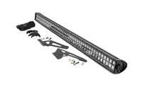 Rough Country | LED Light | Windshield | 50" Black Dual Row | Can-Am Defender HD 5/HD 8/HD 9/HD 10 | 71007