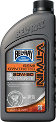 BEL-RAY V Twin Semi Synthetic Engine Oil 20w 50 1L - Part Number 96910-BT1